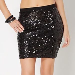 SALE 🌸 Black Sequin Rue 21 Mini Skirt